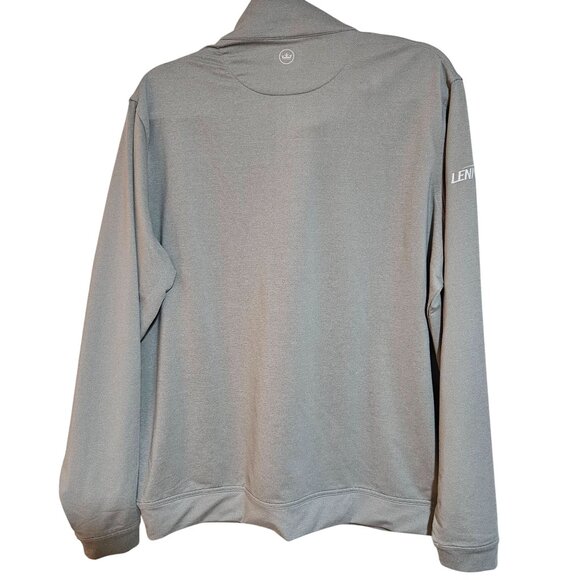 Peter Millar Men's Gray L Quarter-Zip Pullover – Quiet Luxury Preppy Athleisure - Picture 3 of 13